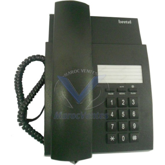 Telephone fixe analogique filaire Noir BEETEL B80